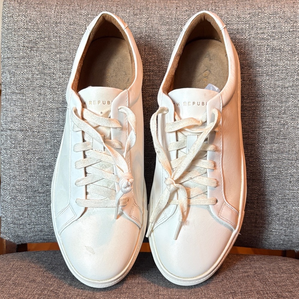 Men's White Sneakers by Republic